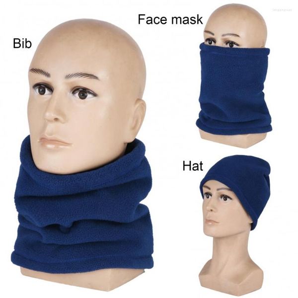 Bandanas ao ar livre inverno quente lã de lã multifuncional masculino shall snood pescoço lenço