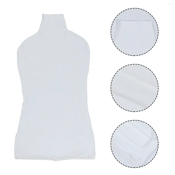 Tampas de cadeira Cobrar manequim Torso fictício de vestido de vestido de vestuário de pano de modelagem superior Display Máquina lavável elástica feminina