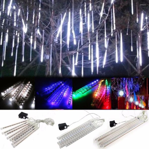 Stringhe da 30 cm Luci a LED impermeabile Meteor doccia pioggia 8tube Outdoor Light Naus Tree