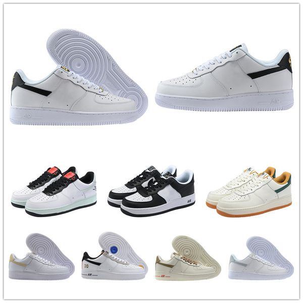 Air Sports sneaker Ayakkabı Koşu Rulosu Tenis Koşucusu Basketbol Eğitimi Yürüyüş Kuvvetleri 1 İkinci katman inek derisi Yüksek Kaliteli ayakkabılar KADIN ERKEK EURO 36-45 AF1X604