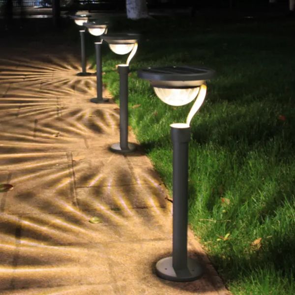 Solar Garden Lights Lampe Super helles Rasen wasserdichte Hausgarten Villa Innenhof LED LED