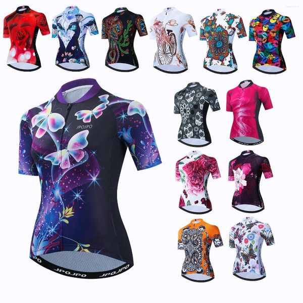 Jackets de corrida 2022 Jersey de ciclismo Manga curta MTB Bike camisetas tops ropa ciclismo