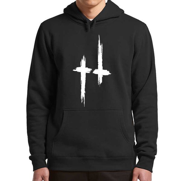 Herren Hoodies Sweatshirts Death Hoodies First-Person Hunting Game Kapuzenpullover Soft Basic Casual Männer Frauen Kleidung T221008