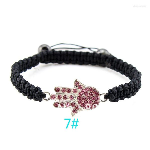 Strang SG071601 Shamba-Armband, Hamsa-Hand, Kristall, 11 Farben