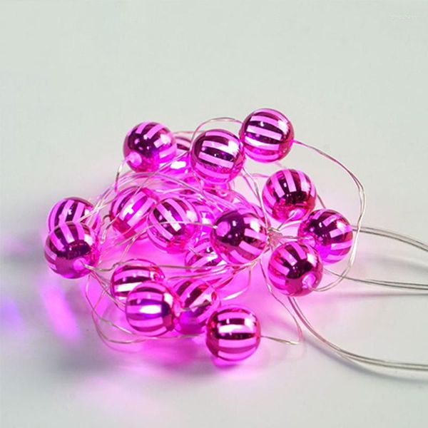 Strings LED String Lamp Marocco Ball Iron Luce creativa per la decorazione Festa di nozze Natale San Valentino Ghirlanda