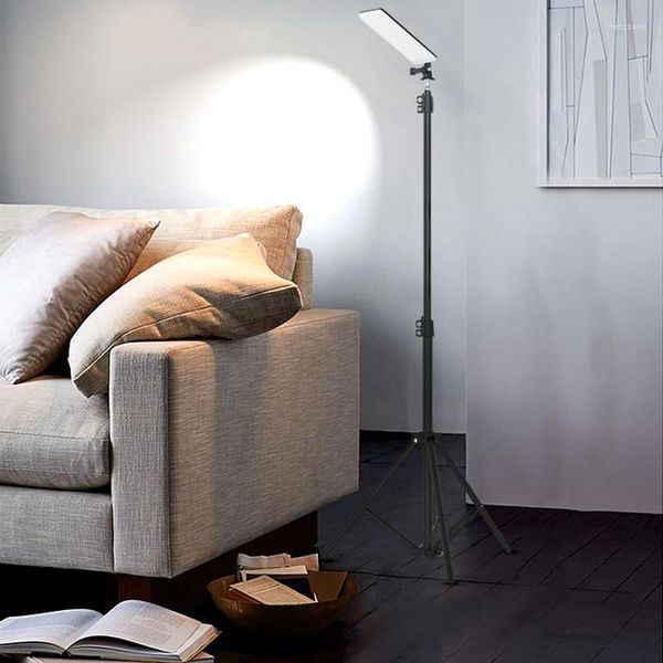 Floor Lamps LED Lamp For Living Room Indoor Lighting Stand 360° Adjustable Gooseneck Dimmer Reading Light Standing