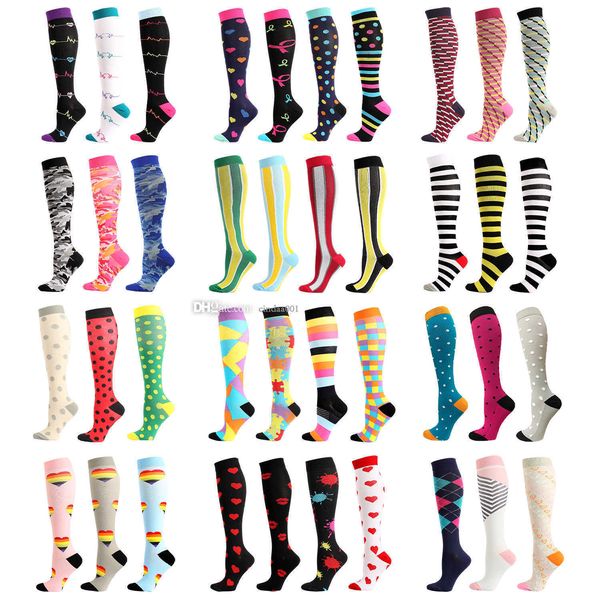 Freizeit Outdoor Sport Druck Socken Männer Und Frauen Drucken Strümpfe Hohe Elastische Socken Für Vier Jahreszeiten