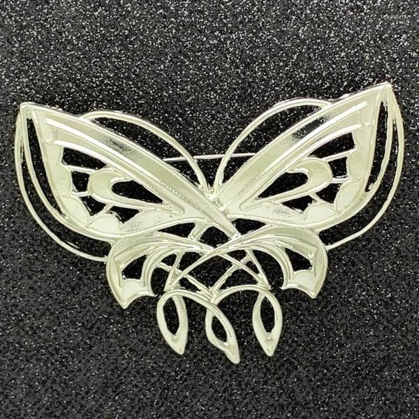 Spille LOTR Arwen Silver Butterfly Spilla Elfo Principessa Gioielli Fan Regalo Alta qualità