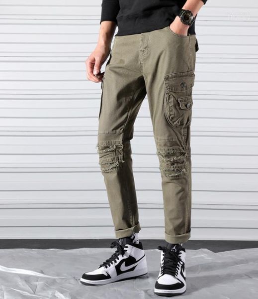 Pantaloni da uomo Pantaloni cargo primaverili da uomo Casual Hip Hop Uomini Giovani studenti Leggings di moda Pantaloni da uomo Pantaloni da uomo Taglie forti