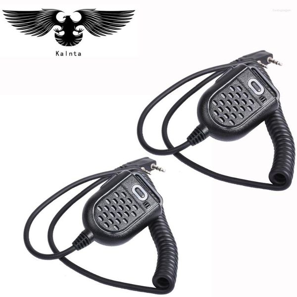 Walkie Talkie 2pc Mini Pspeaker Mic на Baofeng UV-5R BF-888S RETEVIS H777 RT3 TYT PUXING Qusheng Microphone Ham Radio