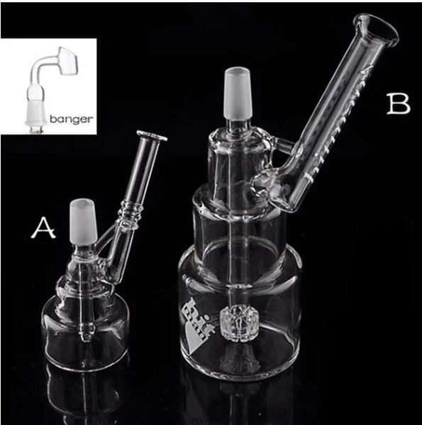 Mini Dab Rigs Kopfige Glasbongs Shishs Rauchen Wasserleitungen Gläser Öl Rigs Dome Nagel mit 14 mm Gelenk