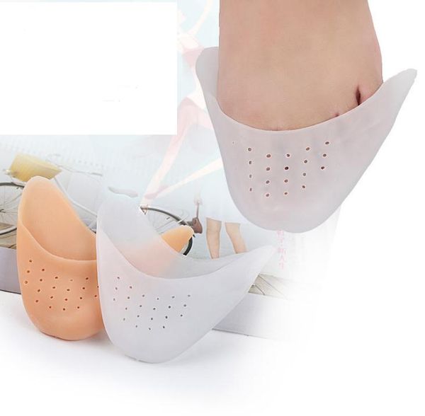 300Pairs Foot Massageador dedo Protetor de Silicone Gel Pointe Ponto Tobes dedilhados Pontos macios Protetores para Sapatos de balé Pointe Cuidado SN535