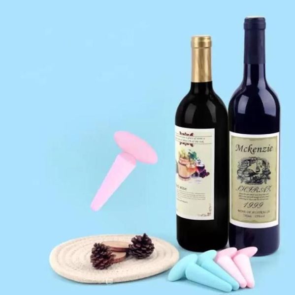 Bar Strumenti Tappi per vino in silicone Bottiglia di birra senza perdite Tappo di sughero Tappo Tappo sigillante per bottiglie Bar Commercio all'ingrosso