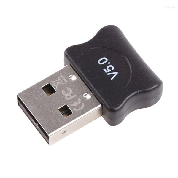 Adaptador compatible con Bluetooth, transmisor USB Dongle para escritorio, ordenador portátil, ratón, teclado, auriculares, música 50LA