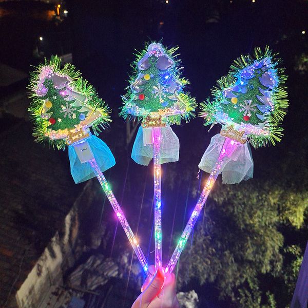 LED-Lichtstäbe, Spielzeug, Partyzubehör, Weihnachtsbaum-Lichtleiste, magische Bar, Stern, Festival-Atmosphäre, Blitz für Kinder