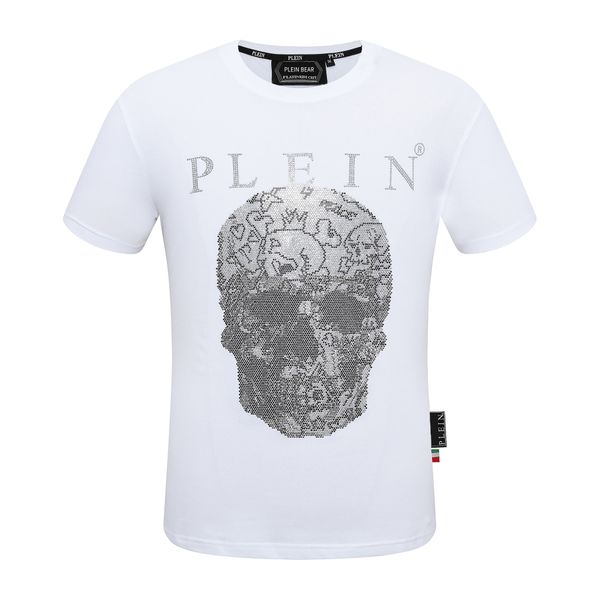 PLEIN BEAR T SHIRT Mens Designer Magliette Abbigliamento di marca Strass PP Skull Uomo T-SHIRT COLLO ROTONDO SS STONES Classica Hip Hop Streetwear Tshirt Top Tees PB 160631