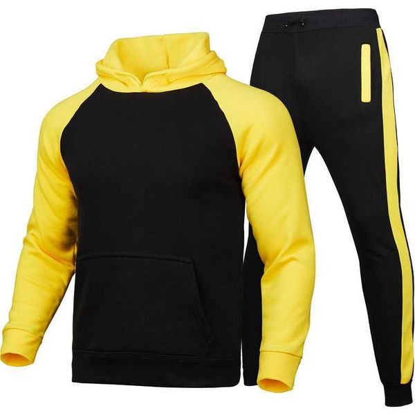 Men's Tracksuits Sports Sports Autumn e Winter Casual Capuzes Capuz de velo da moda Menas Menirs da camisa do Swomen Wear G221011