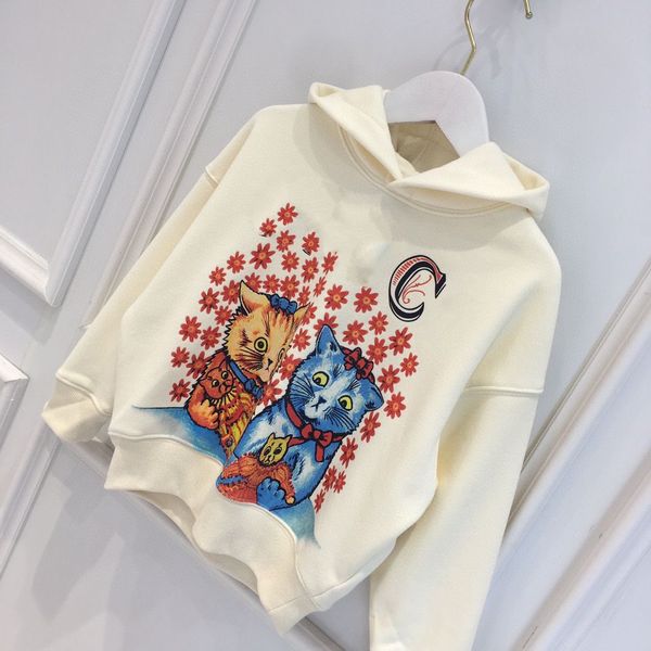 Sweatshirts Bebek Giysileri Çocuk Hoodies Kızlar Erkek Giyim Tasarımcısı Hoodie Sonbahar ve Kış Boyutu 100-160cm 8 Stil