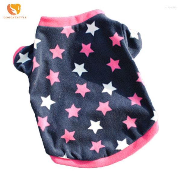 Aparel de cachorro Shake Cashmere Sweater casual Autumn Winter Star Pattern Pet Casat Jacket Puppy Cat Roupos para cães pequenos