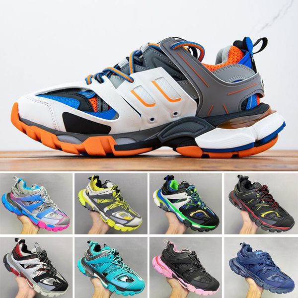 Homens e mulheres sapatos comuns malha nylon rastrear esportes de esporte Sapatos esportivos 3 gerações de reciclagem Sole tênis de campo Designer Slide casual Tamanho 36-45 M32