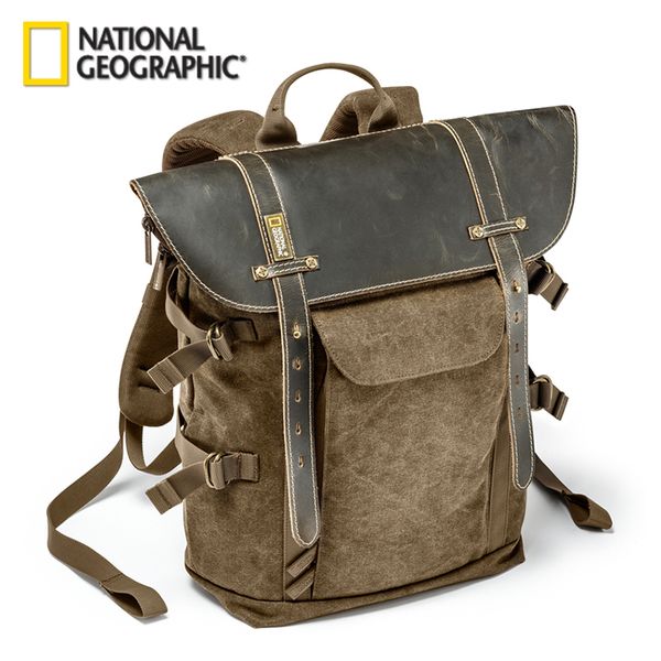 Toptan National Geographic Afrika Koleksiyonu NG A5290 A5280 Dizüstü bilgisayar sırt çantası Dijital SLR Kamera Çantası Tuval Fotoğraf Çantası 201118