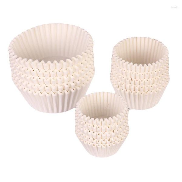 Bakeware Tools Pe Coated Mini Cupcake Paper Holder Xue Meiniang Pure White Utensili da forno adatti per Muffin Cake Cup