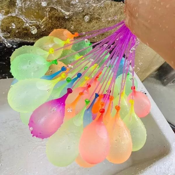 Spot Water Bombs Balloon Amazing Children Water War Game Поставляет детские летние открытые пляжные игрушки Toys 1 Ганч из 37 шаров ZM1012