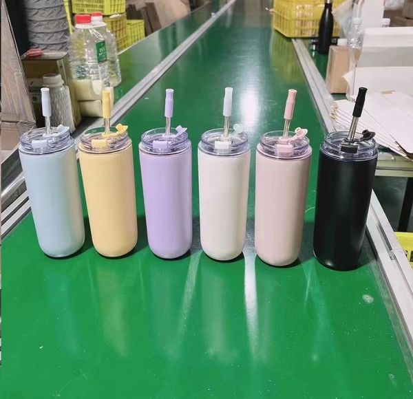 340 ml Edelstahl-Silikonbecher, vakuumisolierter Reisebecher, Metall-Wasserflasche, Bier, Kaffeebecher mit Deckel, 5 Farben