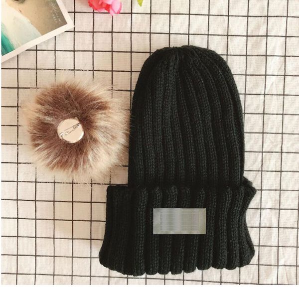 INVERNO Primavera DONNA Autunno Inverno Cappello in doppia maglia con orlo gilrs Moda Berretti UOMO Skullies Chapeu Cappellini Cotone Gorros ragazzo Lana calda Cappello coppia studente