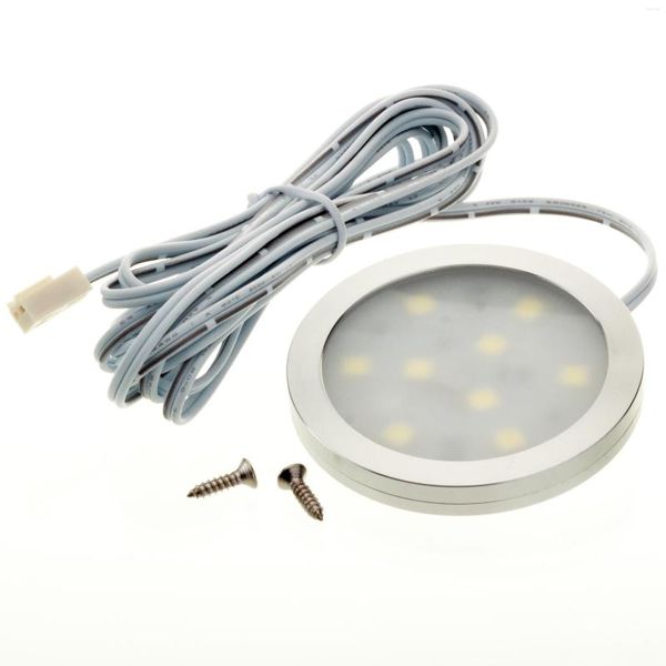Sob o gabinete LED preto LED Purple UV Lamp 12Vdc Barra 410-420nm Shape Round Kitchen Lighitng 1pcs/lote