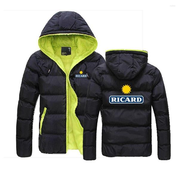 Erkek Hoodies 2022 Mens Ricard Coat Kış Moda Sıradan ve Rahat Yakışıklı Zarif İte İty Comfrtable Harajuku Yastıklı Ceket