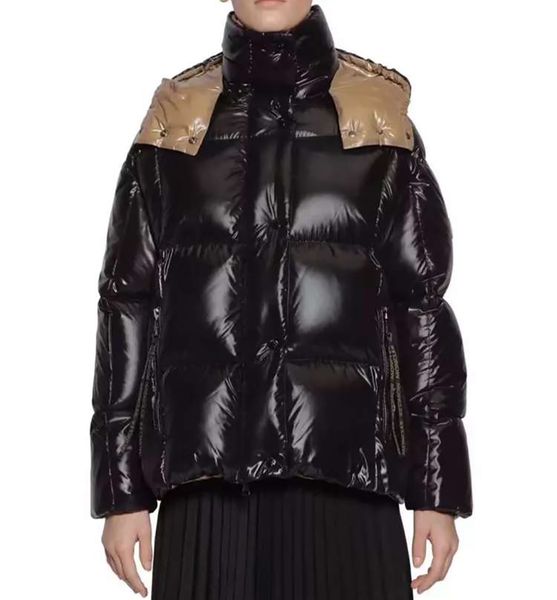 Piumini invernali Piumino moda donna Cappotti parka classici con cappuccio 22FW Piumino spesso caldo Capispalla donna elegante