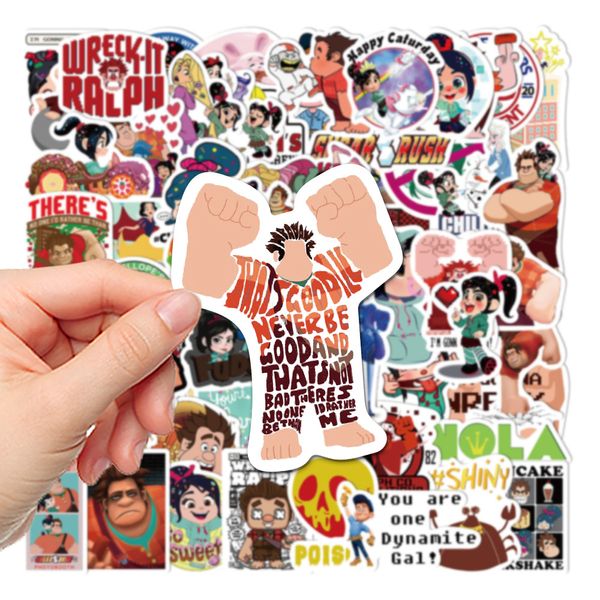 60pcs adesivos de carro misto Destruidor de desenhos animados para skateBoard Baby Scrapbooking Diário Lapol