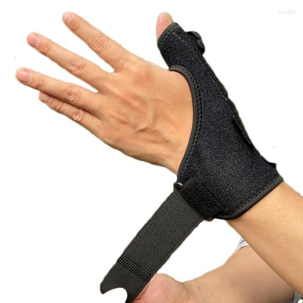 Handgelenkstütze 1 Stück verstellbarer Schutz Daumen mit abnehmbarer Schiene Sport Verstauchungswiederherstellung Fingerbandage Wrap Strap Band