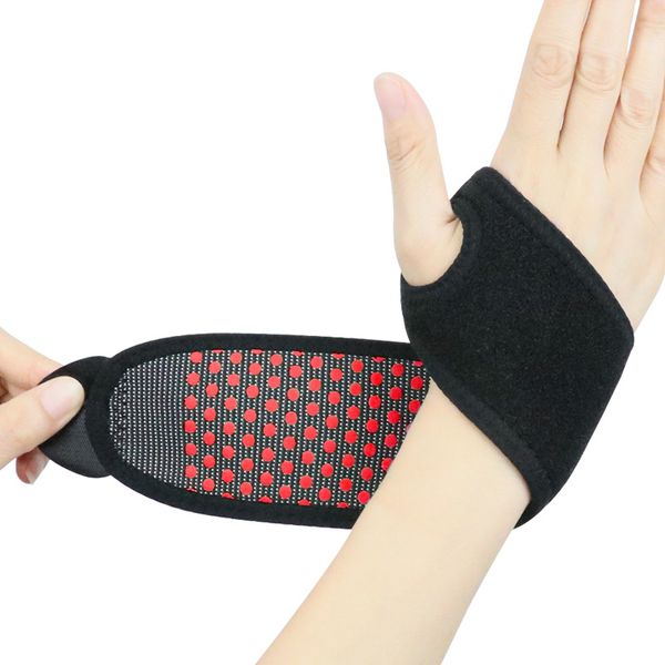 Pulseira Brace de manga exot￩rmica suporta polegar pulseiras de pulseiras esportes Protetor de pulso Sprain