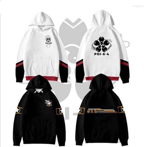 Moletons masculinos Cosplay Azur Lane 3d Men Hoodi menino meninas garotas Roupas de moletons gráficos Poleron Hombre Hoody Pullovers de tamanho grande