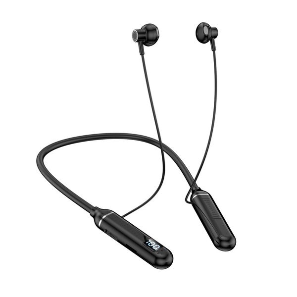 Handy-Ohrhörer Hals-Bluetooth-Power-Display Kabelloses Bluetooth-Headset für die Halsmontage, Sport, Dual-Akku, extrem langes Standby-Headset G09