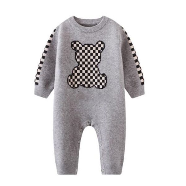 Roupa de macac￣o para meninos Bodysuit de macac￣o rec￩m -nascido de macac￣o rec￩m -nascido