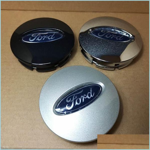 Radabdeckungen für Ford Edge Explorer, Radnaben-Mittelkappengehäuse, Ers-Emblem, 66 mm, Galvanisieren/Silber/Schwarz, 4 Stück/Set, Drop-Lieferung 2022 Mo Dh6Ng