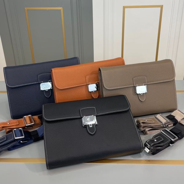 I-I Paris Designer High-End Herren Freizeit Messenger Bags Sac A Depeches Mailman Bag TOGO Leder Umhängetasche Umhängetasche Ultrapla Bandouliere Geldbörse