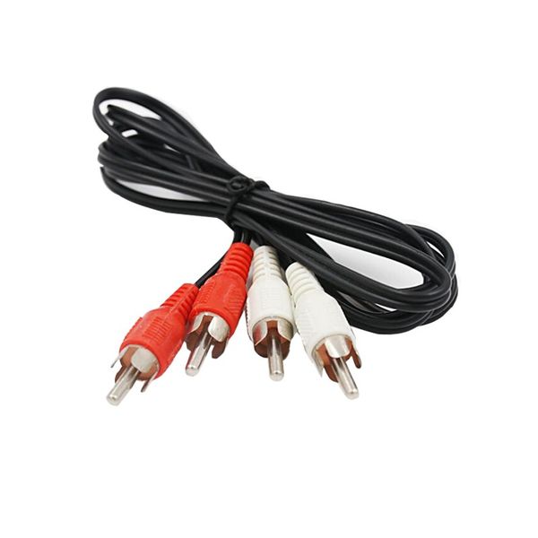 2RCA Stecker auf 2 RCA Audio Kabel Stereo Dual Aux Kabel AV Kabel Für DVD-Player Recorder HiFi VCR TV 1M