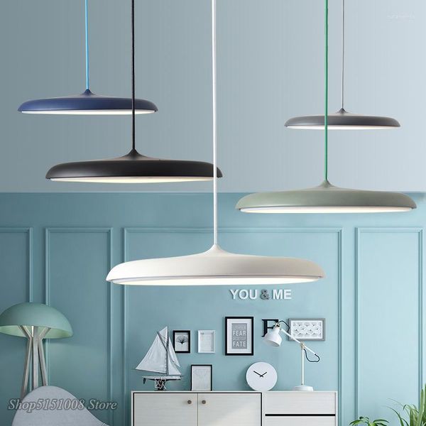 Anhängerlampen nordische stilvolle LED -Lampe für Licht über dem Tisch Küche Esszimmer Beleuchtung Aufhängung Design Dekor Luster Leuchten Leuchten