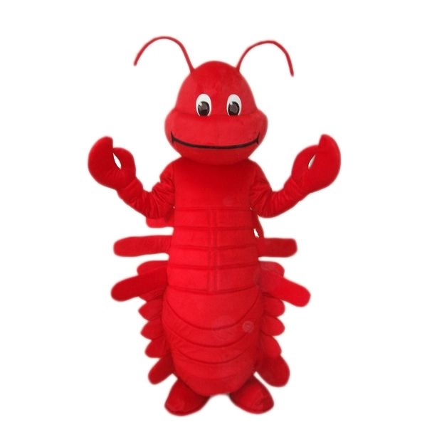 2022 Professional Lobster Mascot Costume Halloween Birthday Party Parade de publicidade Adulta Uso de terno ao ar livre