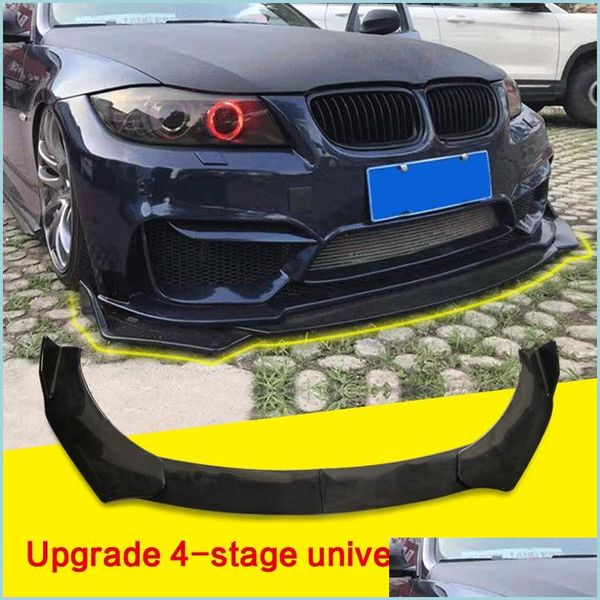 Anderes Außenzubehör Neue verstellbare Auto-Frontstoßstange Splitter Lip Body Kit Spoiler Diffusor für Benz//Vw/Subaru/Honda Drop Deli Dhifq