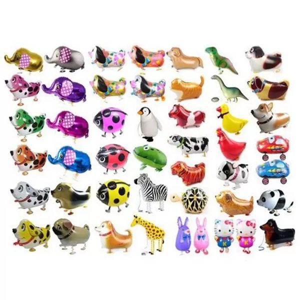 Pet Animal Elio Foglio di alluminio Palloncino Sigillatura automatica Bambini Baloon Giocattoli Regalo per Natale Matrimonio Compleanno per feste ZM1013