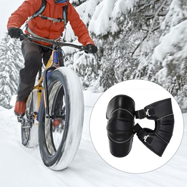 Motorrad-Rüstung, 2 x verstellbare Winter-Knieschützer, Leggings, Motorräder, Schutzausrüstung, Beinmanschette, Schienbeinschoner für Damen, Roller, Herbst, Erwachsene