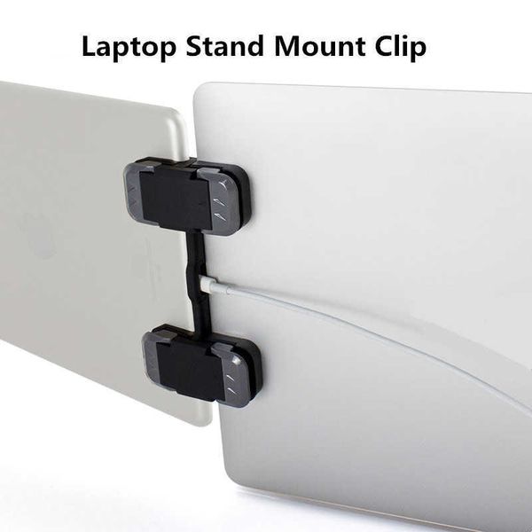 Tablet PC Stands Multi Screen Laptop Stand Mount Clip conecta o monitor de suporte do tablet Display Kit de montagem de suporte ajustável W221013