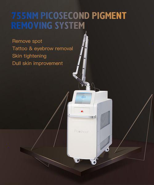 professionelle Pico-Laser-Pikosekunden-Maschine medizinische Laser Akne-Flecken-Pigmententfernung 755nm Lazer-Gesichtsbehandlung Schönheitssalon-Ausrüstung