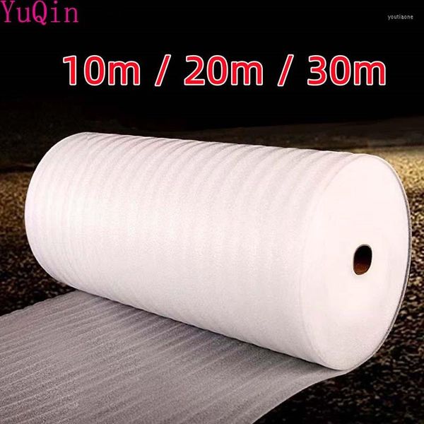 Enrole de presente 10/20/30m Comprimento EPE Pearl Cotton Protetive Film Express Packing and Filling Pad 1mm Board Board Manual