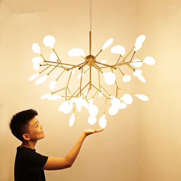 Люстры светодиодные деревья ветка люстр кухонная ресторан бар Heracleum Luster Salon Lighting Art Decor Luminaire подвесные светильники